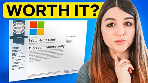 Microsoft Cybersecurity Analyst Certificate Review - YouTube