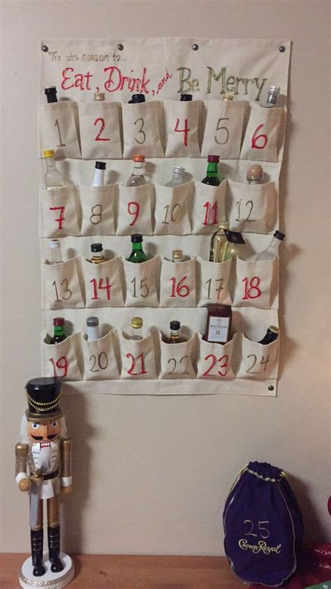 DIY Alcoholic Advent Calendar | Alcohol advent calendar, Wine advent ...