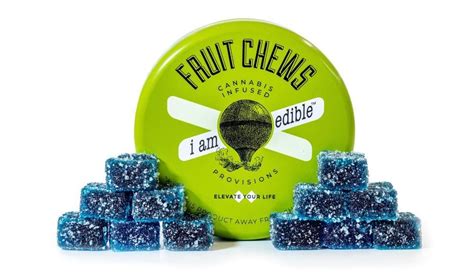 Blue Raspberry [20pk] (100mg) | I Am Edible | Fruit Chews - Jane