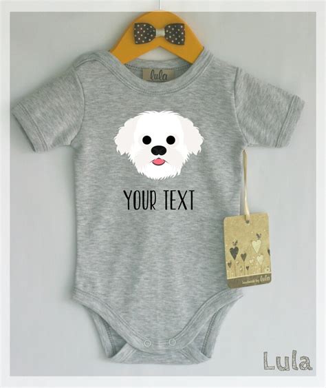 Maltese Dog Baby Clothes. Dog Baby Best Friend Print. Cute Dog | Etsy