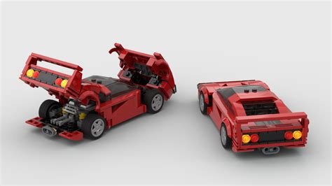 LEGO MOC Ferrari F40 by Alex_Qwerty | Rebrickable - Build with LEGO