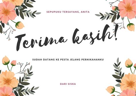 Ucapan Terima Kasih Pernikahan – newstempo