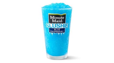 Try the McDonald’s Minute Maid Blue Raspberry Slushie! The blue ...