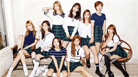 Download TWICE K Pop Group Members HD Wallpaper Wallpaper | Wallpapers.com