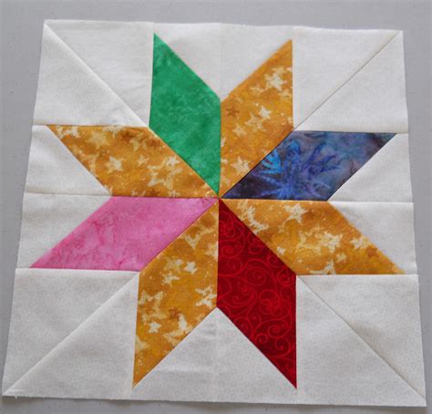 8 Point Star Quilt Template