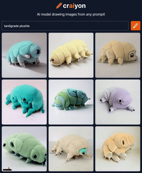 Tardigrade Plushie : r/weirddalle