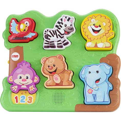 Fisher-Price Laugh & Learn Zoo Animal Puzzle with 7 Different Songs ...