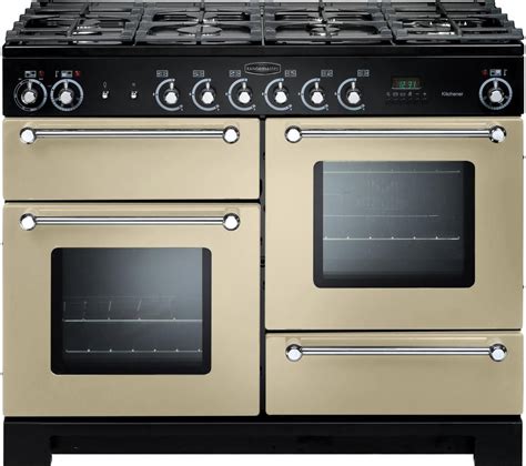 Buy RANGEMASTER Kitchener 110 Dual Fuel Range Cooker - Cream & Chrome ...