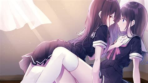 3840x2160px | free download | HD wallpaper: Anime, Girl, Yuri | Wallpaper Flare