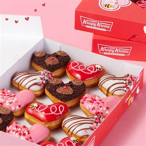 Krispy Kreme's New Heart Shaped Donuts Brings Romance to the Table for ...