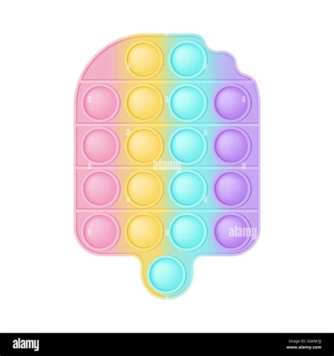 Pop it a fashionable silicon toy for fidgets. Addictive anti-stress ice ...