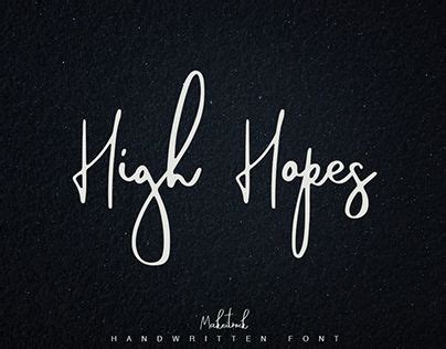 High Hopes Tattoo | Inspirational Calligraphy Branding