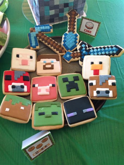 Minecraft cookies | Minecraft cookies, Gaming products, Gameboy