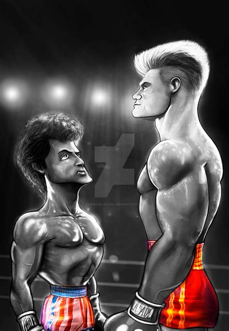 Rocky vs Ivan Drago by CharlieCasado on DeviantArt