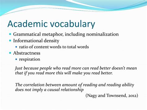 PPT - Academic Vocabulary PowerPoint Presentation, free download - ID:5449673