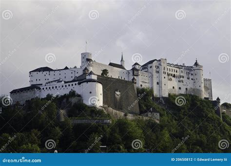 Salzburg Castle stock photo. Image of tower, travel, monuments - 20650812