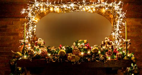 Victorian Christmas Mantel Free Stock Photo - Public Domain Pictures