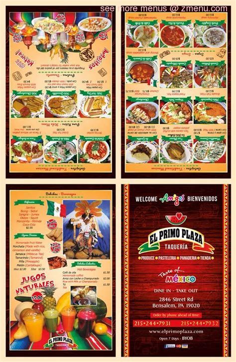 el primo restaurant menu - Marci Swafford