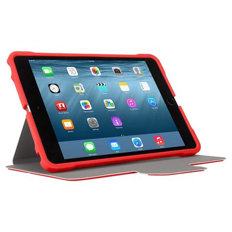 3D Protection Case for iPad mini 4,3,2,1 - Red