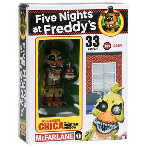 McFarlane Toys Five Nights at Freddys Nightmare Chica with Right Hall ...