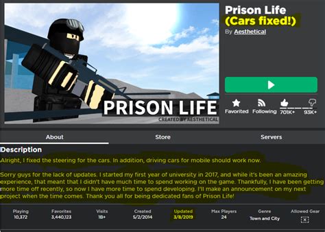 Roblox Prison Life 2