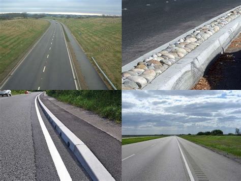 Different components of road pavement construction