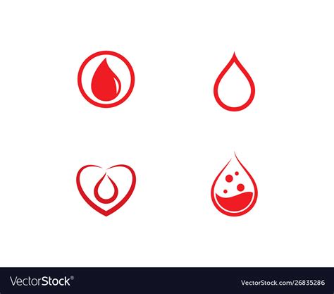 Blood logo Royalty Free Vector Image - VectorStock