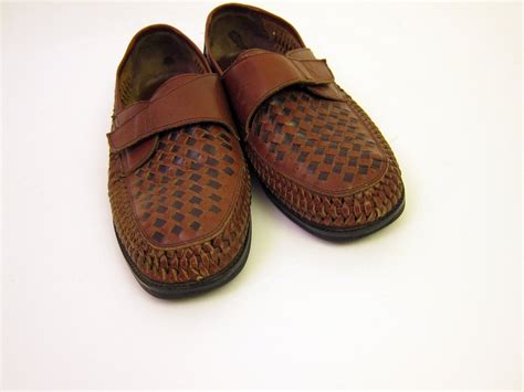 Haband LIons's Den Mens Loafers Braided Leather Hipster