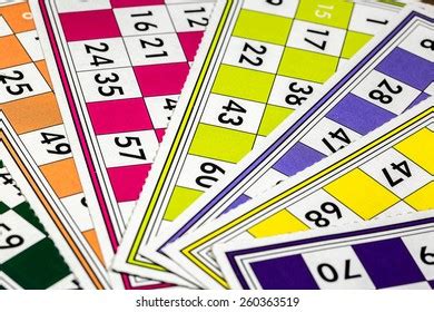 Tombola Bingo Stock Photo (Edit Now) 260363519