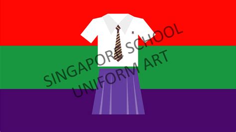 Queensway Secondary School - Singapore School Uniform Art