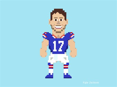 8-Bit Athletes: Josh Allen by Kyle Jackson on Dribbble