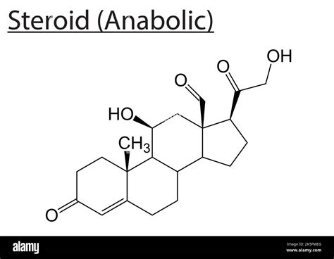 Steroid Anabolic Molecular structure vector skeletal formula Stock Vector Image & Art - Alamy