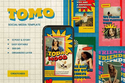 TOMO - Instagram STories & Post | Social Media Templates ~ Creative Market