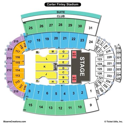 Plaster Stadium Seating Chart