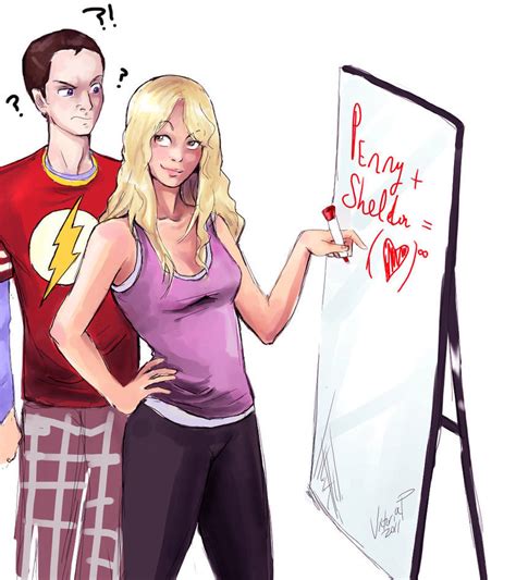 The Shenny conundrum - Penny & Sheldon Fan Art (22693421) - Fanpop