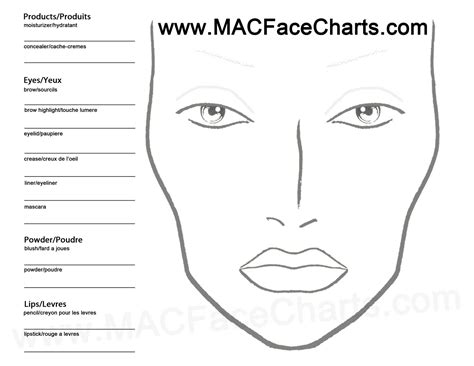 Oddlooksmakeup and Beauty: face charts!!