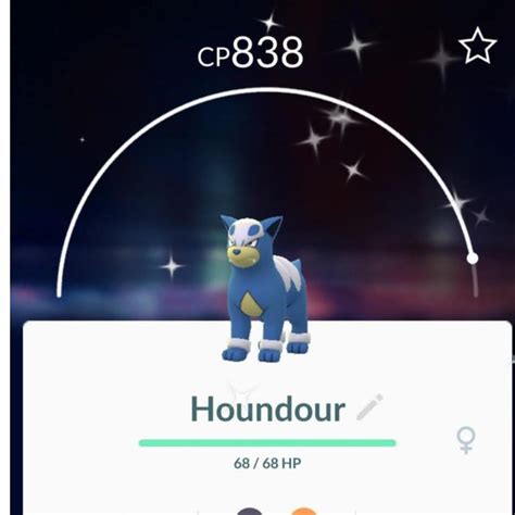 SHINY HOUNDOUR Pokemon Go, Video Gaming, Gaming Accessories, Game Gift ...