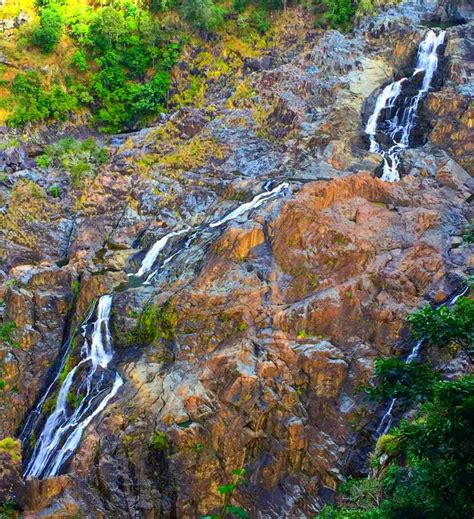 Cairns Skyrail Rainforest Barron Falls closeup - Adventure Dragon