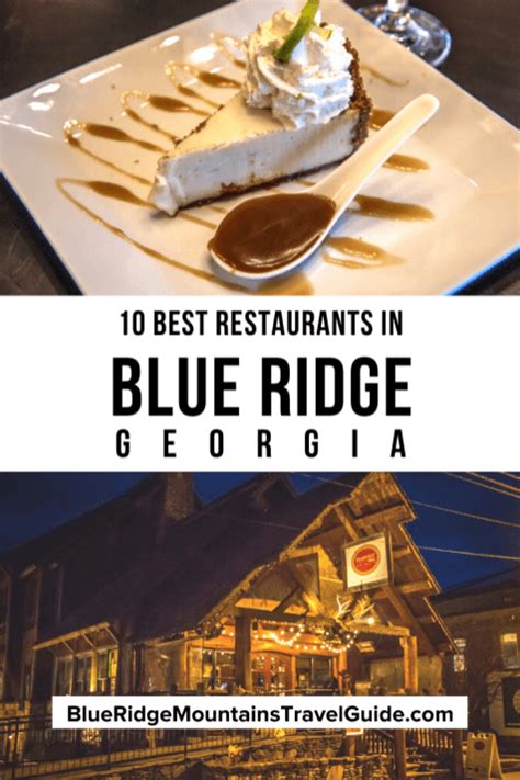 The 10 Best Restaurants in Blue Ridge GA - Blue Ridge Mountains Travel Guide