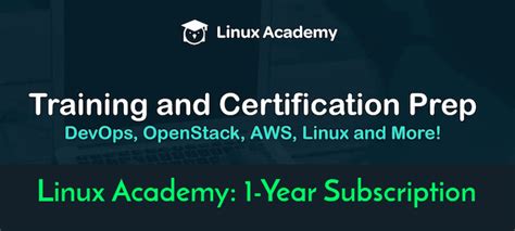 Earn Certifications in Linux, AWS, & More with Linux Academy: 1-Year Subscription