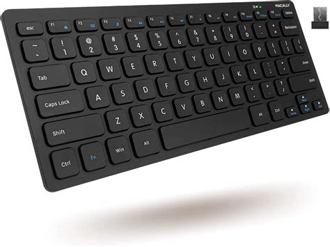 Small Wireless Keyboard-ergonomic and Comfortable Computer Keyboard ...