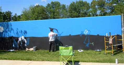 Catonsville Middle School Students Work on Mural | Catonsville, MD Patch