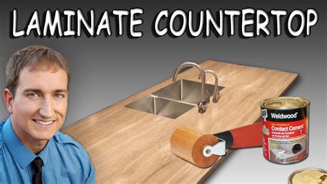 How To Install Sheet Laminate On A Countertop - YouTube