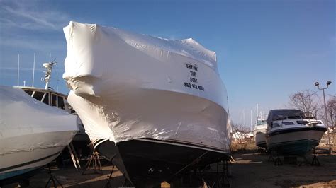 Boat Shrink Wrapping @ Pete's Marine Services