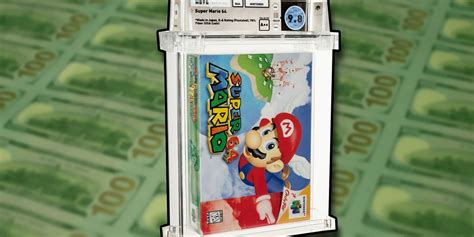 Sealed Super Mario 64 Cartridge Sells For $1.5 Million