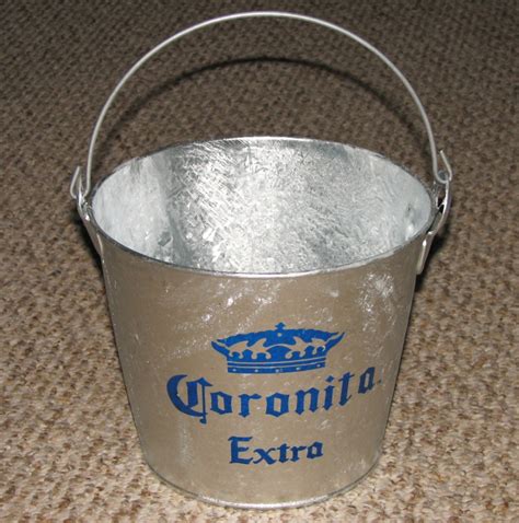 CORONITA EXTRA / CORONA Metal Beer Bucket ~ NEW