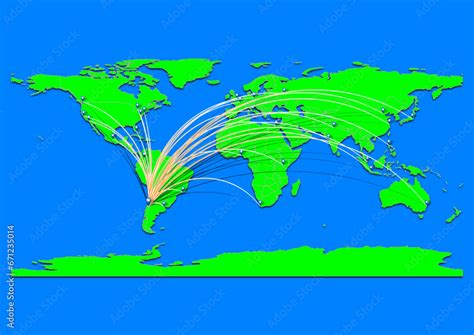 Rancagua, Chile map - Concept map for Rancagua, Chile on World map. Suitable for export concepts ...