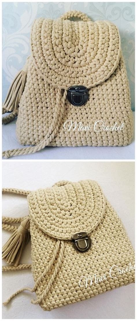 Classic And Latest Crochet Backpacks Patterns With Free Tutorials