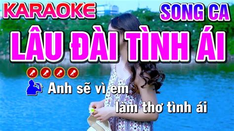 Lâu Đài Tình Ái Karaoke Nhạc Sống SONG CA - Tình Trần Organ Acordes - Chordify