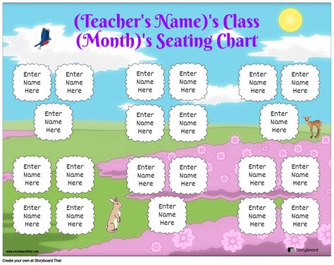 Printable Seating Chart For Kagen Groups - Free Printable Download